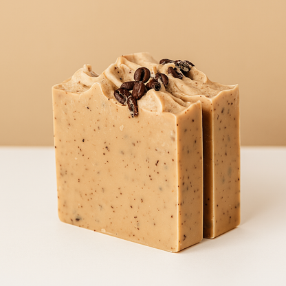 All Natural Cold Process Handmade Bar Soap - Coffee House - PoshaBella