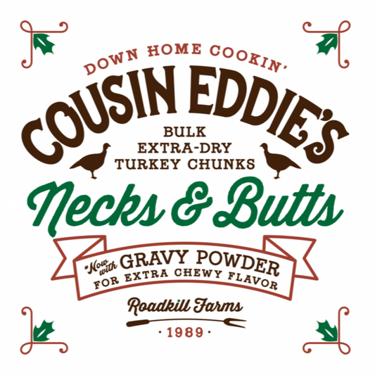 Griswold Cousin Eddy Necks & Butts 9 oz Jar Soy Candle - Winter Scents - PoshaBella
