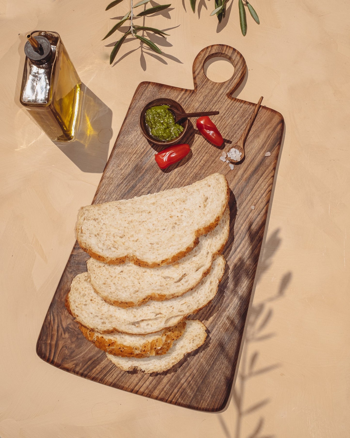Walnut Circle Board - PoshaBella