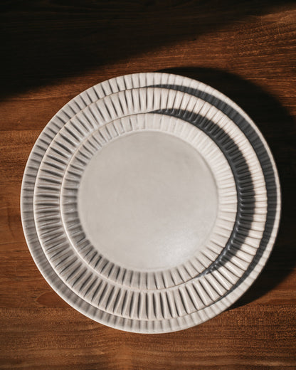 Cloud Lines Salad Plate - Set of 4 - PoshaBella