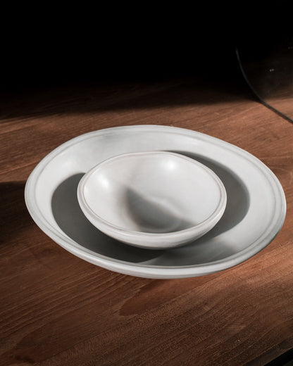 Cloud Oval Serving Bowl - PoshaBella
