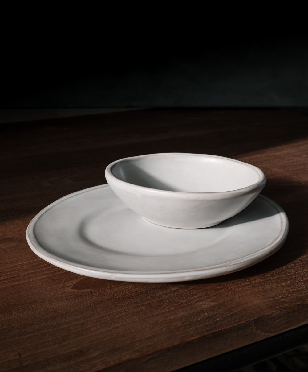 Cloud Oval Small Bowl - Set of 4 - PoshaBella