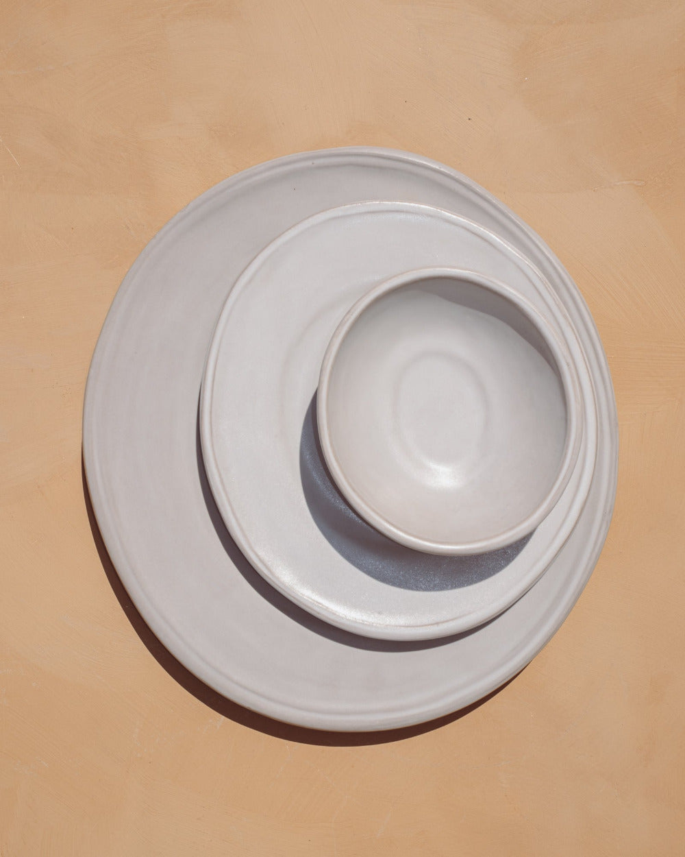 Cloud Oval Dinner Plate - Set of 4 - PoshaBella