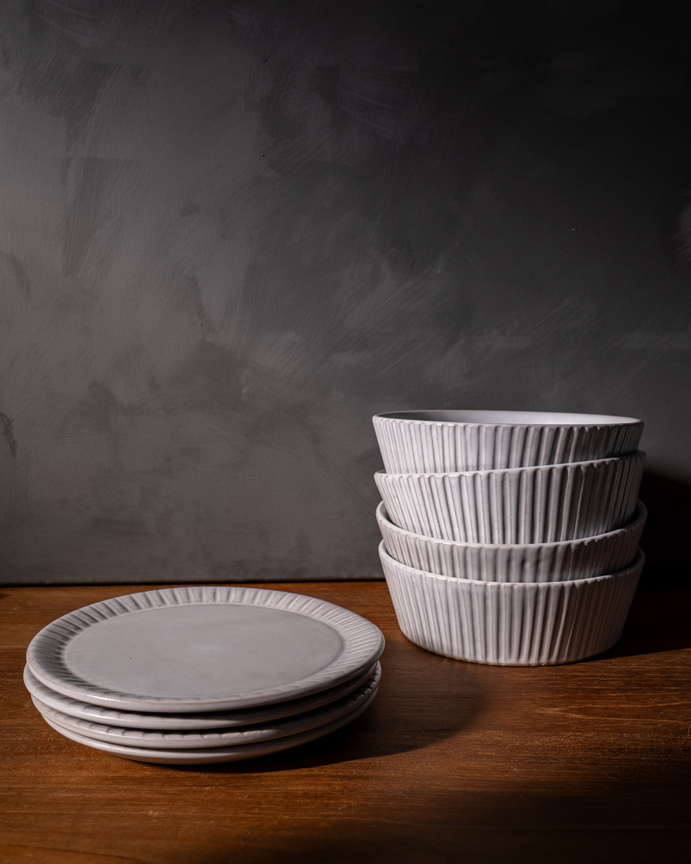Cloud Lines Pasta Bowl - Set of 4 - PoshaBella