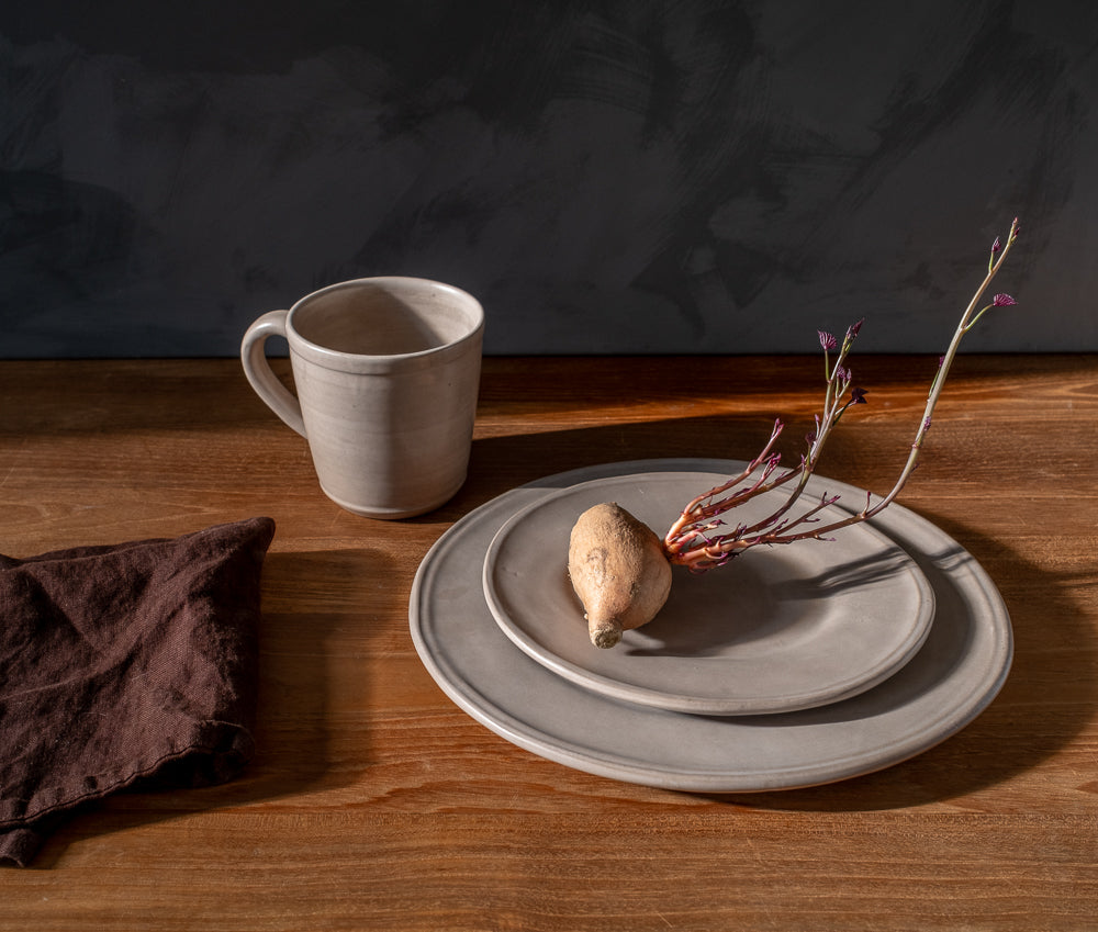 Earth Oval Dessert Plate - Set of 4 - PoshaBella