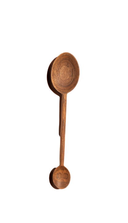 Walnut Double Spoon - PoshaBella