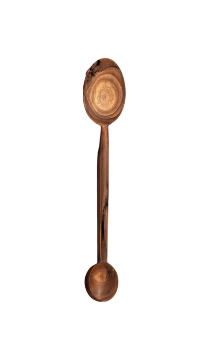 Walnut Double Spoon - PoshaBella