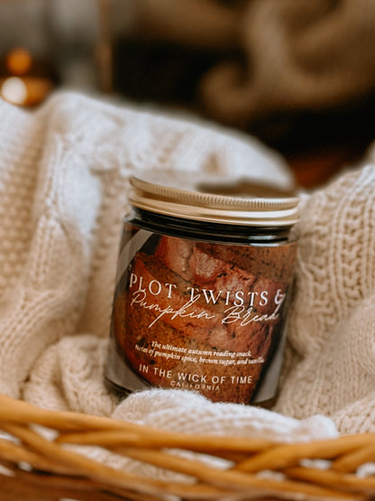 Plot Twists & Pumpkin Bread Candle - PoshaBella