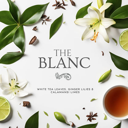 The Blanc (14 oz Double Wick) - Notes: White Tea, Ginger Lilies & Calamansi Limes 1982 Candle Co.™