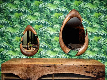 Epoxy-Resin and Walnut, Unique Mirrors