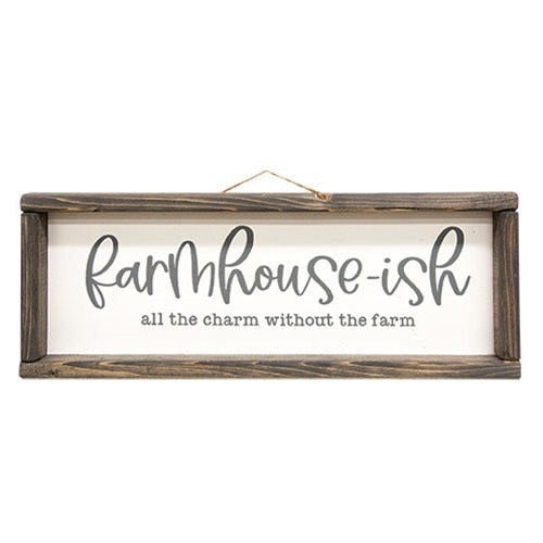 Farmhouse-ish Framed Sign - PoshaBella
