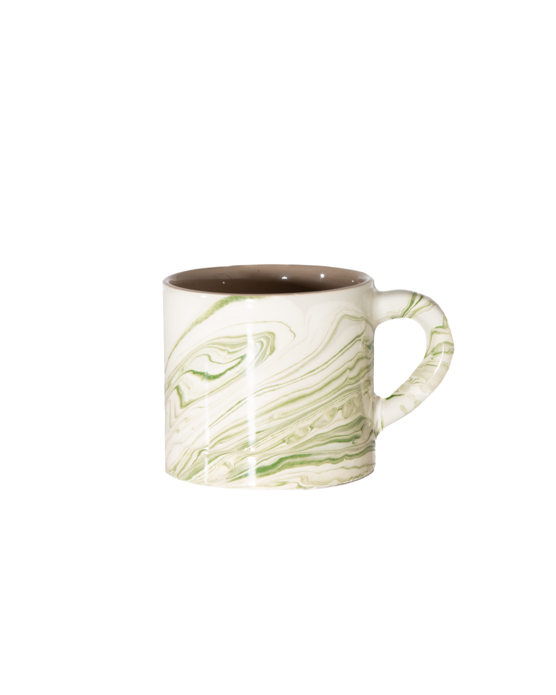 Marbled Olive Mug - PoshaBella