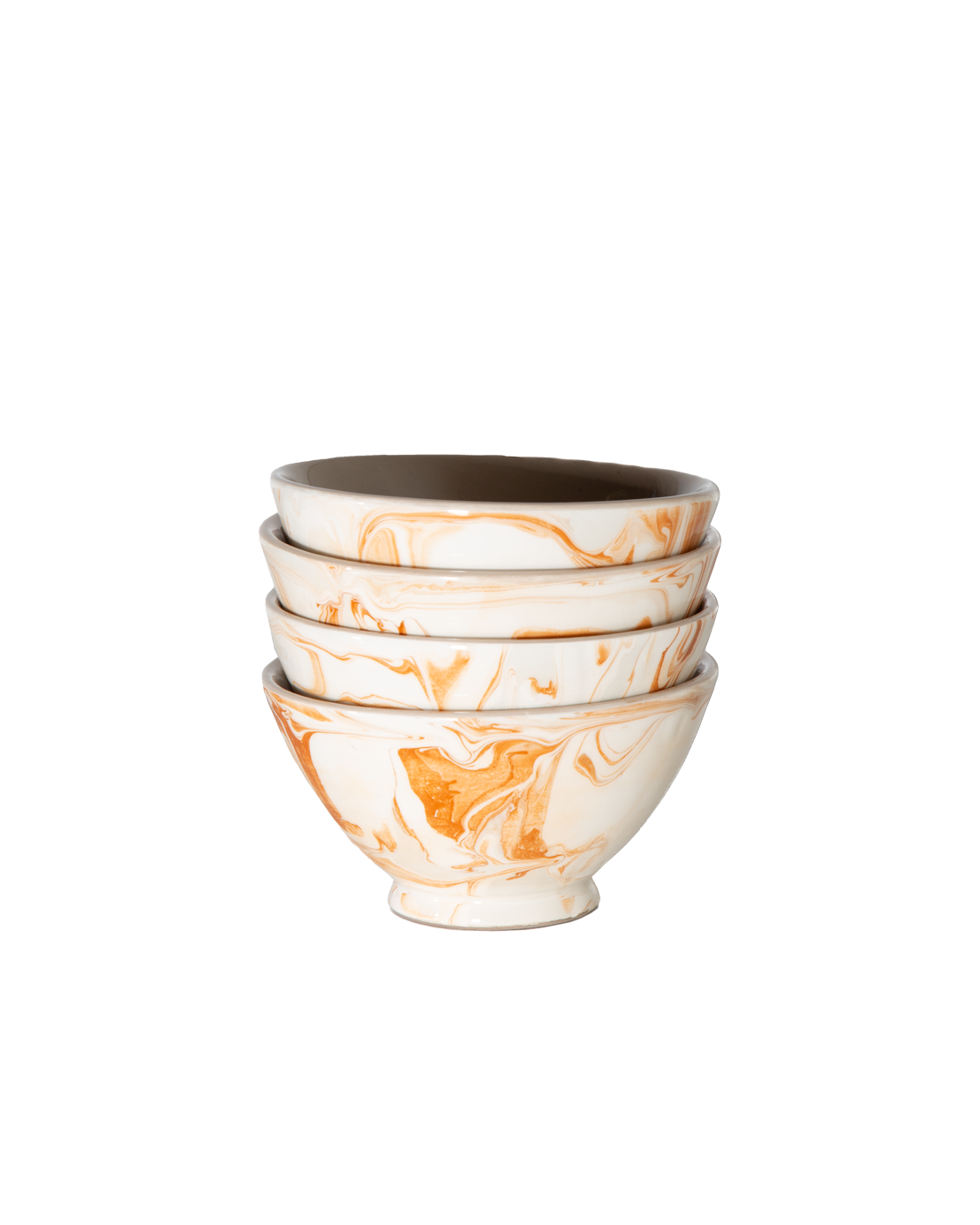 Marbled Terra Bowl - Set of 4 - PoshaBella