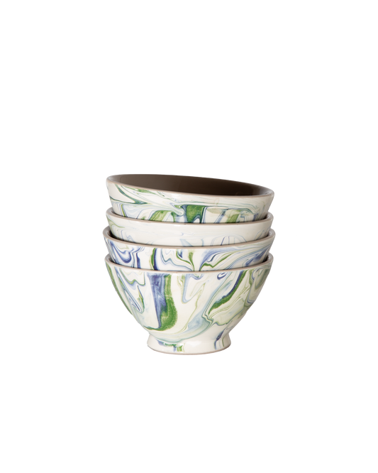 Marbled Ocean Bowl - Set of 4