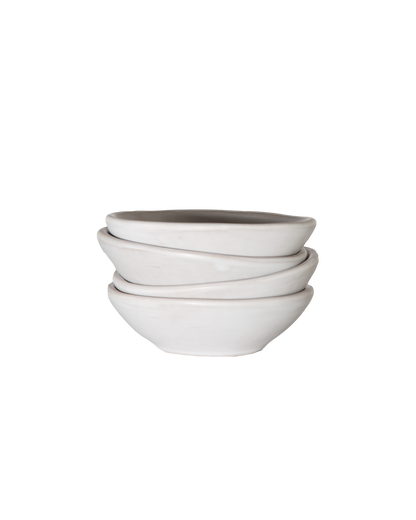 Cloud Oval Small Bowl - Set of 4 - PoshaBella
