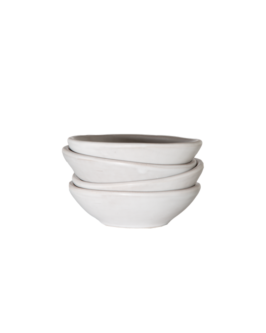 Cloud Oval Small Bowl - Set of 4 - PoshaBella