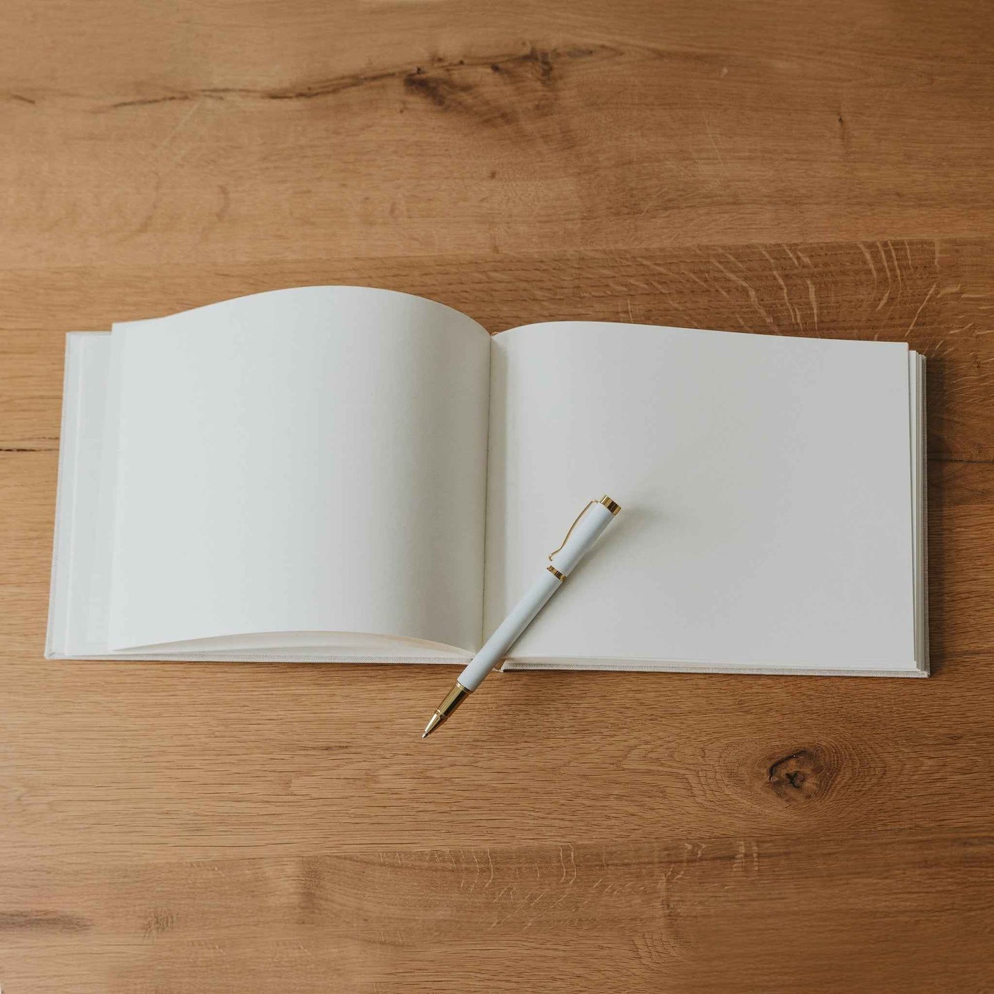 Tan Wedding Guestbook