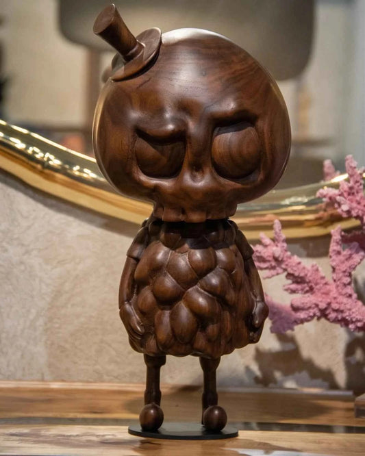 Handcrafted Tycoco Wooden Sculpture - 15" Tall