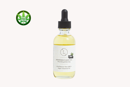 CBD Grapefruit Body Oil – Natural Moisturizing Aromatherapy Oil