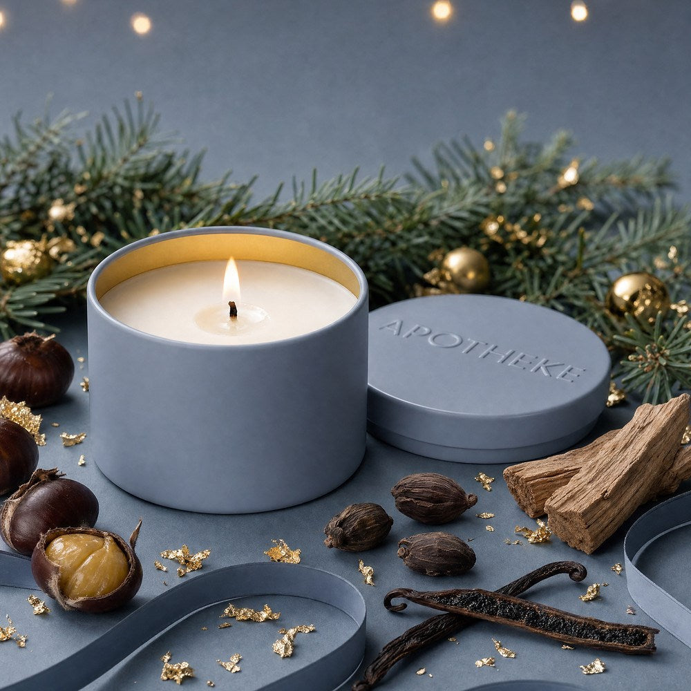 Cardamom Chestnut Mini Tin Candle