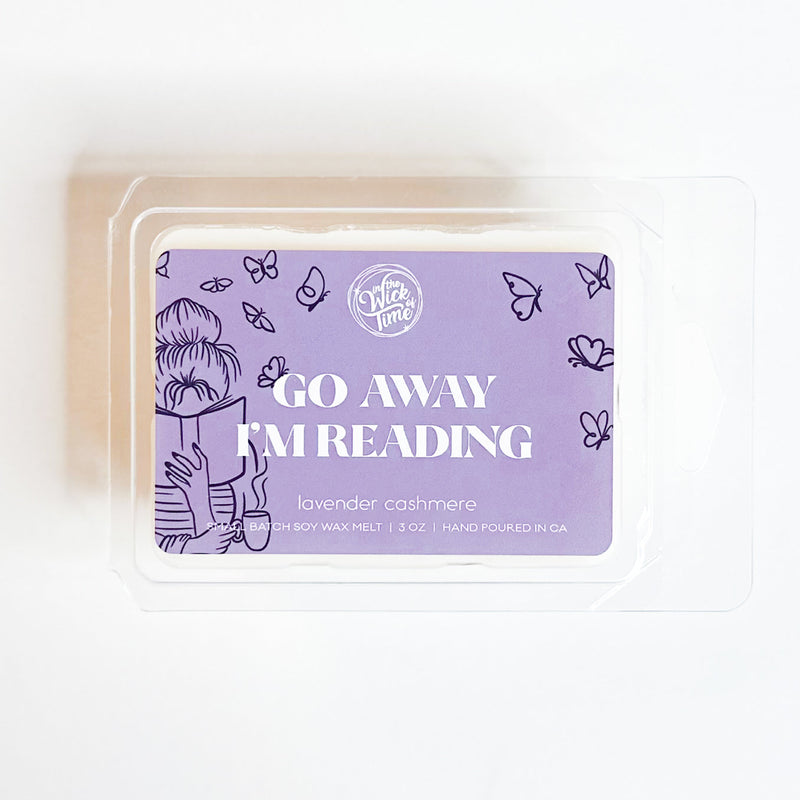 Go Away I'm Reading Wax Melt