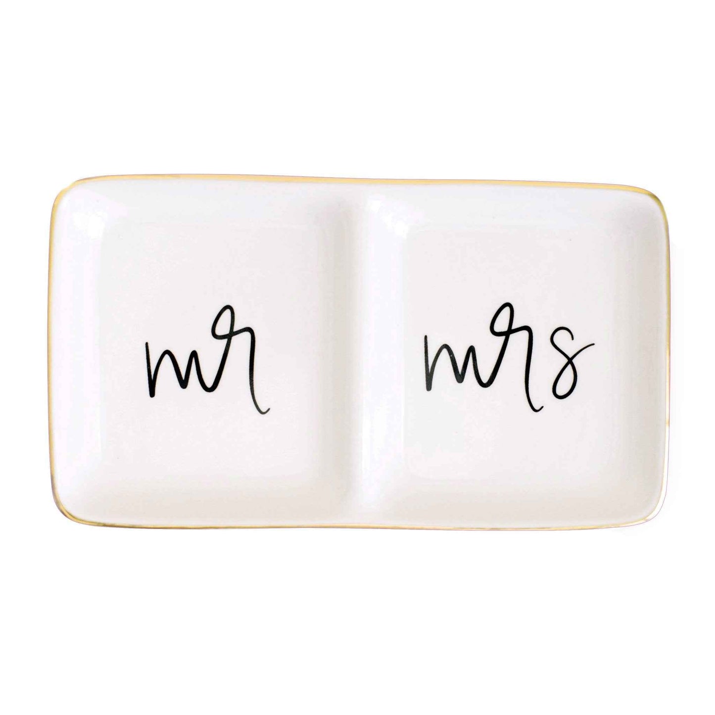 Mr. and Mrs. Jewelry Dish