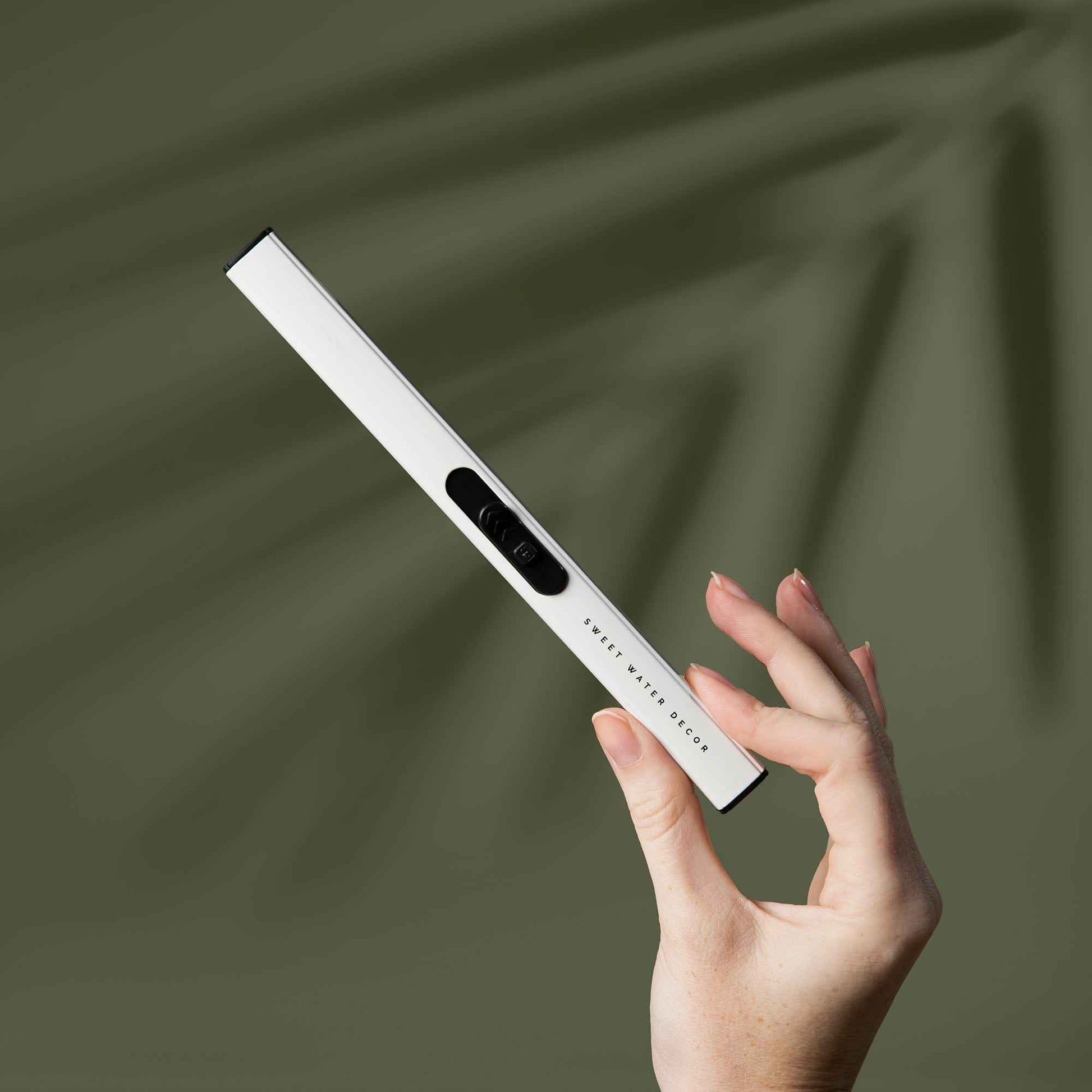 White Electric Lighter