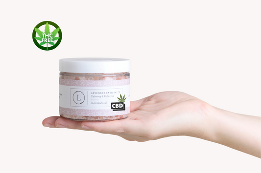 CBD Lavender Bath Salts – Epsom, Dead Sea & Himalayan Soak