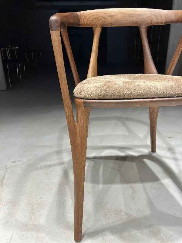 Luxury Premium Solid Walnut Chair - Italian Style