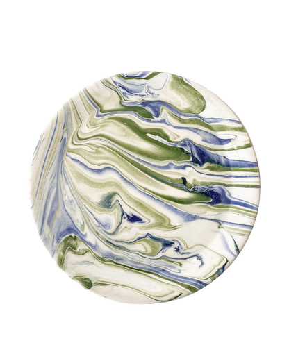 Marbled Ocean Salad Plate - Set of 4