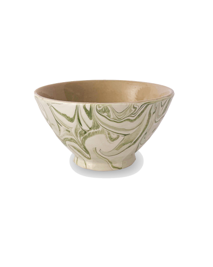 Marbled Olive Ramen Bowl - Set of 4