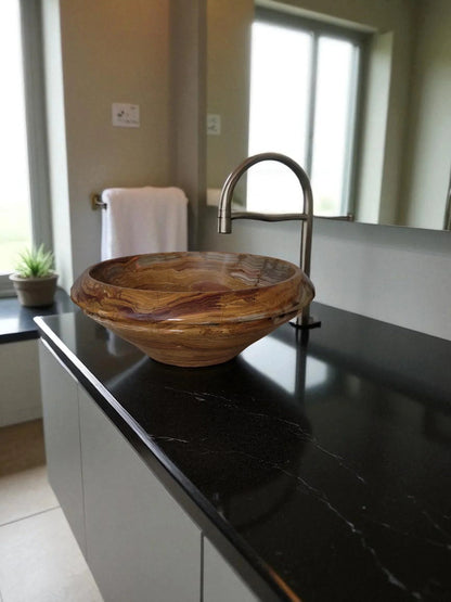 Bathroom Sink of Multi Onyx - PoshaBella