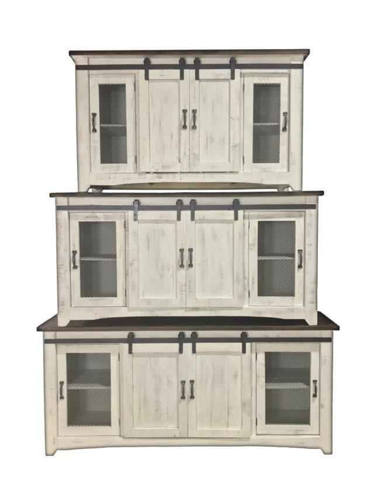 Mesh Solid Wood Tv Stand / Console