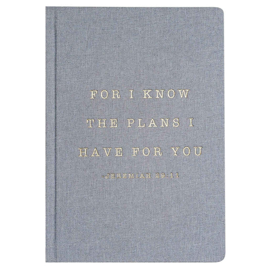 For I Know The Plans I Have For You Fabric Journal