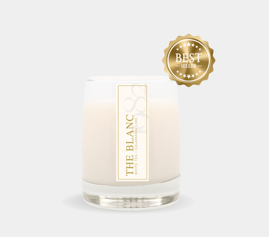 The Blanc (8.5 oz Single Wick) - Notes: White Tea, Ginger Lilies & Calamansi Limes 1982 Candle Co.™