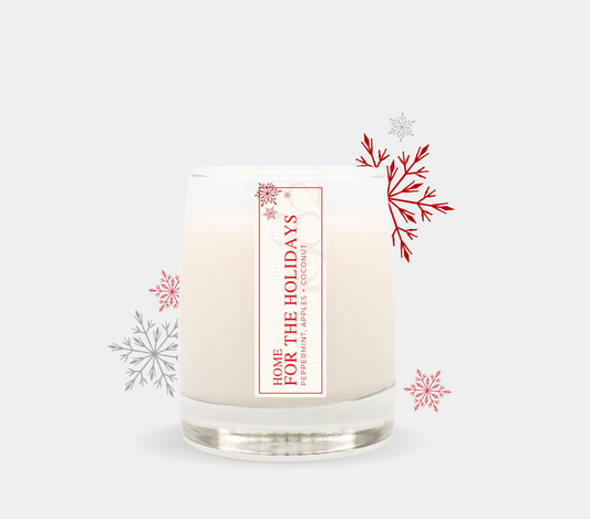 Home for the Holidays (8.5oz) - Notes: Winter Apples, Peppermint, Coconut Milk, Holiday Spices 1982 Candle Co.™