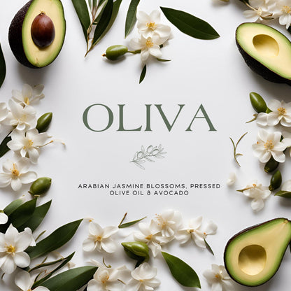 Oliva (8.5 oz Single Wick) - Notes: Arabian Jasmine Blossoms, Pressed Olive Oil & Avocado 1982 Candle Co.™