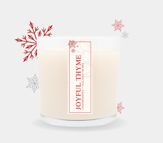 Joyful Thyme (14 oz) - Notes: Spiced Cranberries, Thyme, Fir Needles 1982 Candle Co.™