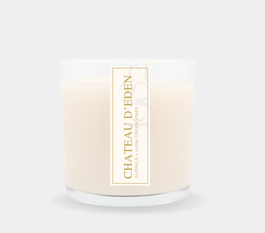 Chateau d'eden (14 oz Double Wick) - Notes: Sun-drenched Florals, Lush Green Vines, Spiced Vanilla 1982 Candle Co.™