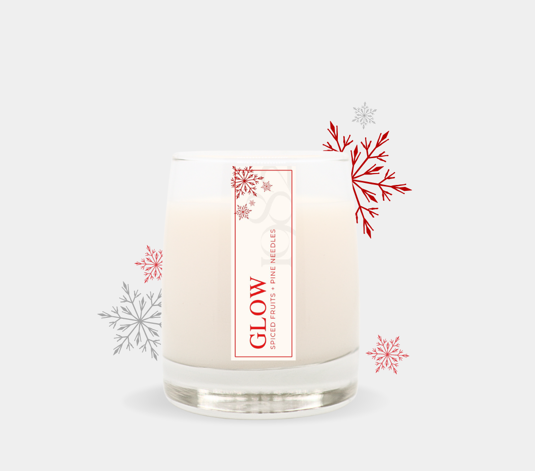 Glow (8.5oz) - Notes: Spiced Fruit, Pine Needles, Simmered Pear, Evergreen 1982 Candle Co.™