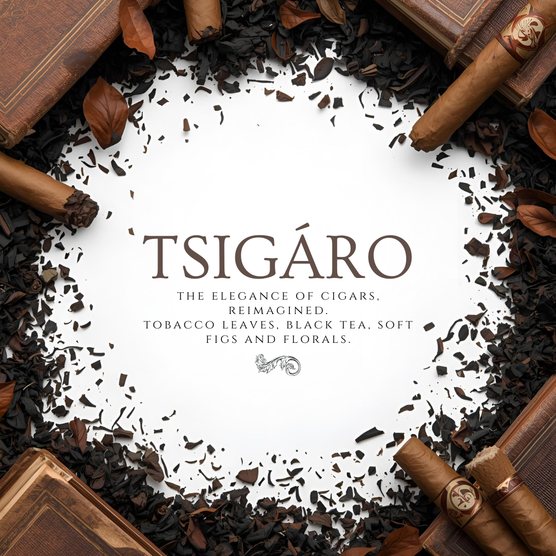 Tsigaro (8.5 oz Single Wick) - Notes: Tobacco Leaves, Black Tea, Cedar & Vetiver - PREVIOUSLY KNOWN AS "CIGAR LOUNGE" 1982 Candle Co.™