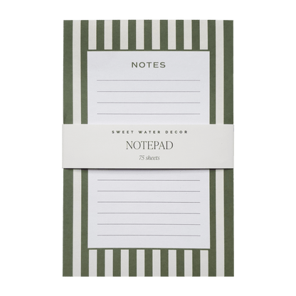 Striped Notepad