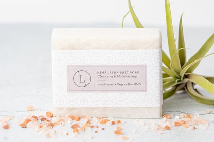 Himalayan Salt Soap Bars – Natural Unscented Vegan Set