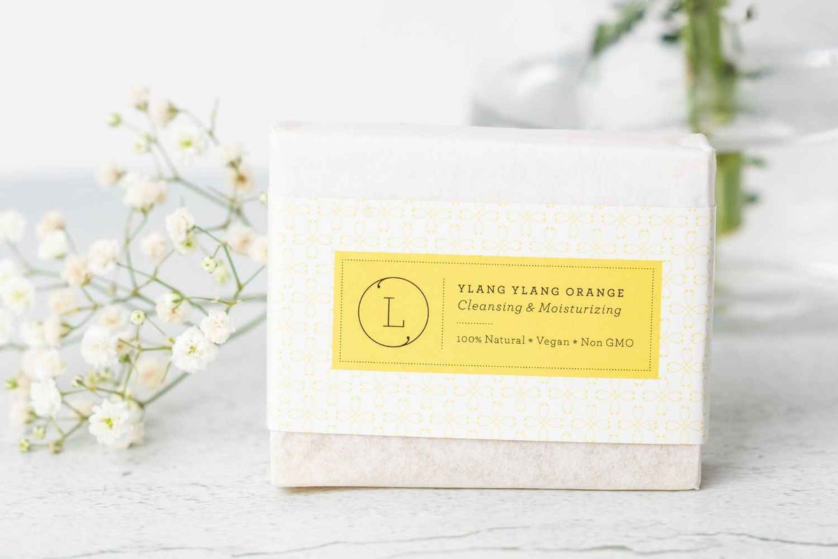 Orange Ylang Ylang Handmade Soap Bars – Vegan Set of 2