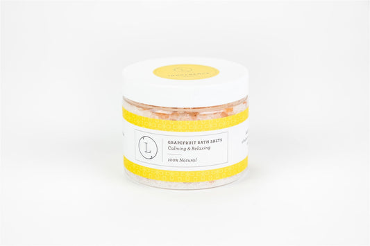 Grapefruit Bath Salts – Dead Sea, Epsom & Himalayan Soak