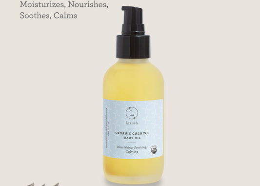 USDA Organic Calming Baby Oil – Natural Baby Skincare