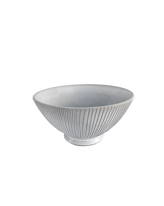 Cloud Lines Large Serving Bowl - PoshaBella