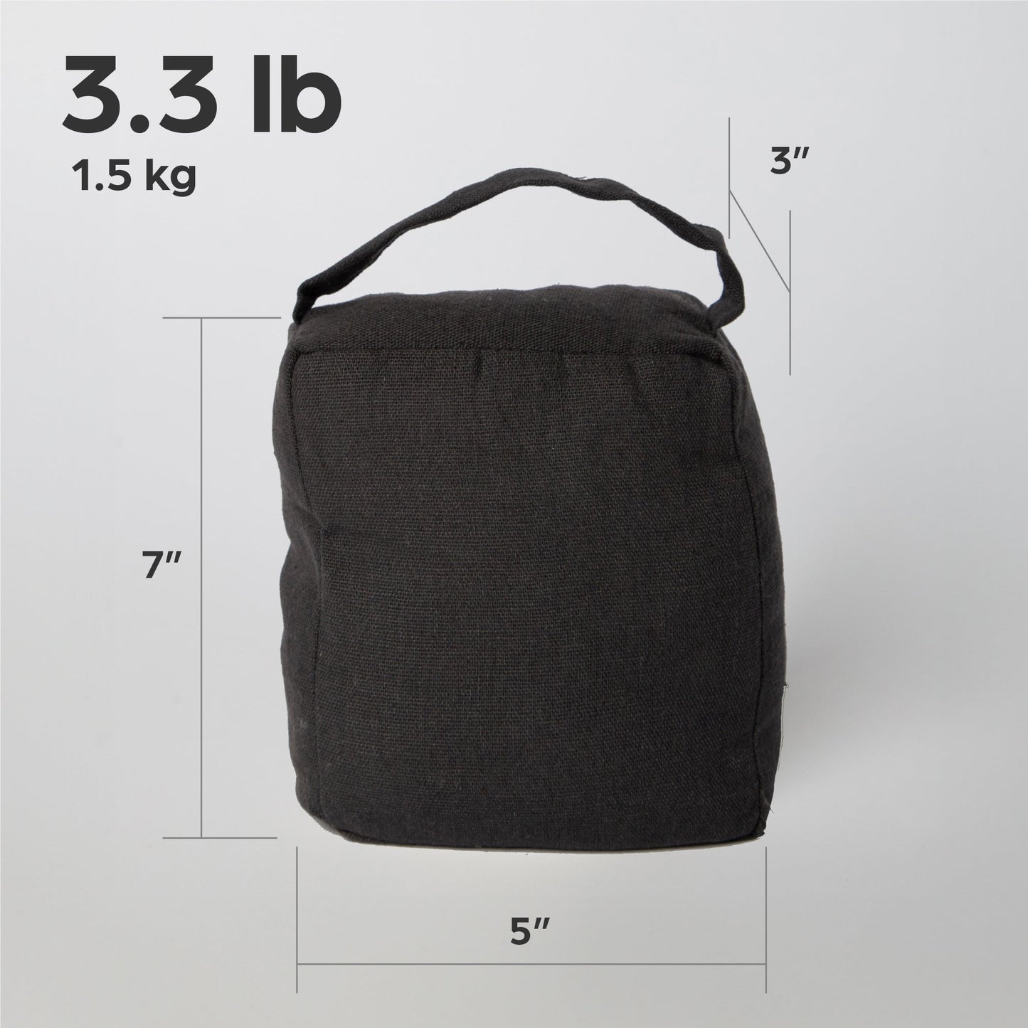 497 - Decorative Fabric Weighted Door Stopper for home and office - PoshaBella