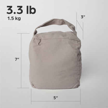 497 - Decorative Fabric Weighted Door Stopper for home and office - PoshaBella