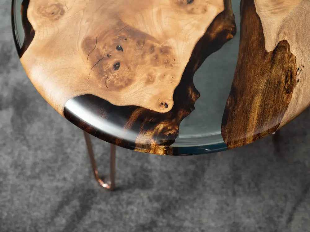 Round Side - End - Accent Table with rounded edge | Osso Collection